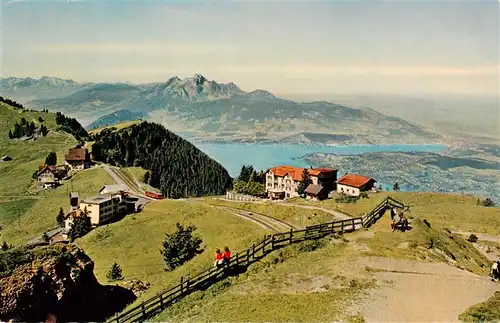 AK / Ansichtskarte  Rigi_Staffel Vierwaldstaettersee Pilatus und Luzern