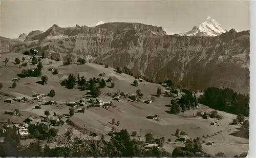 AK / Ansichtskarte  Waldegg_Beatenberg mit Faulhorn Wetterhorn Schreckhorn