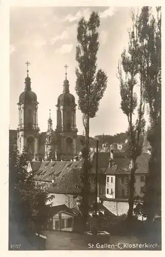 AK / Ansichtskarte  St_Gallen_SG Klosterkirche