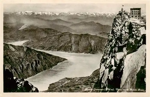 AK / Ansichtskarte  Monte-Generoso_1704m_Lugano_TI Vista verso Monte Rosa