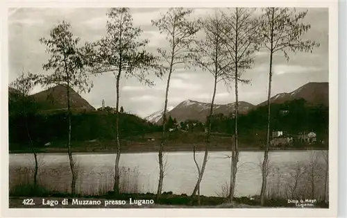 AK / Ansichtskarte  Muzzano_TI Lago di Muzzano presso Lugano