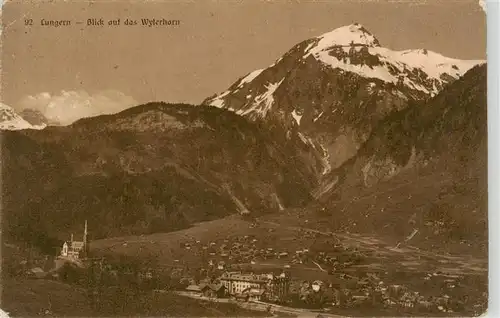 AK / Ansichtskarte  Lungern_OW Blick zum Wylerhorn