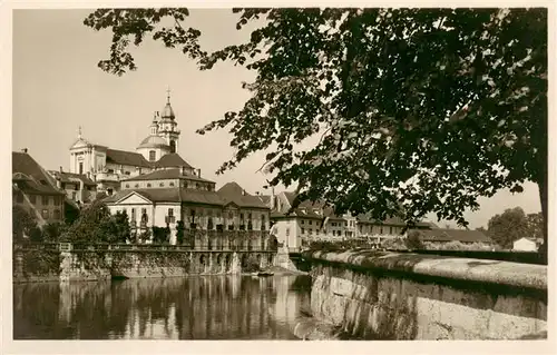 AK / Ansichtskarte  Solothurn_Soleure_SO Schloss Flusspartie