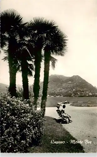 AK / Ansichtskarte  Lugano_Lago_di_Lugano_TI Monte Bre