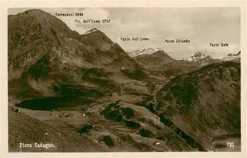 AK / Ansichtskarte  Cadagno_Piora_Quinto_TI Fliegeraufnahme