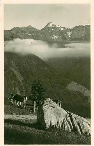 AK / Ansichtskarte  Braunwald_GL Idyll auf Braunwald mit Hausstock