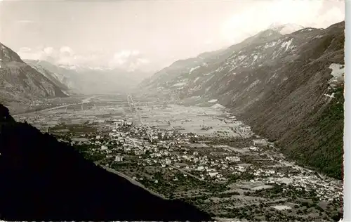 AK / Ansichtskarte  Martigny__Martinaco_VS Fliegeraufnahme