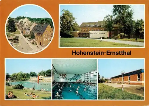 AK / Ansichtskarte 73920000 Hohenstein-Ernstthal Altmarkt Kreiskulturhaus Stadtbad Schwimmhalle