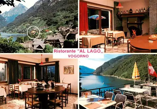 AK / Ansichtskarte  Vogorno_TI Ristorante Al Lago Gastraeume Terrasse