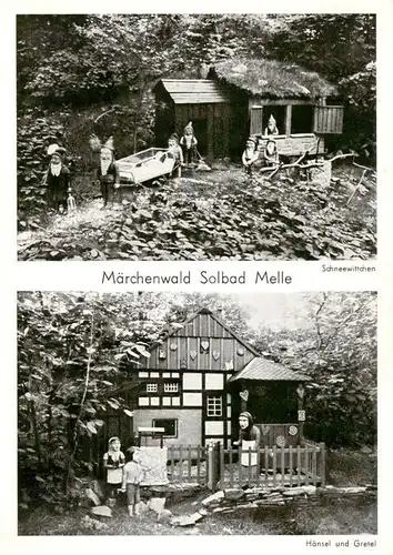 AK / Ansichtskarte  Melle__Osnabrueck Schweizerhaus Maerchenwald Solbad Melle Schneewittchen Haensel und Gretel