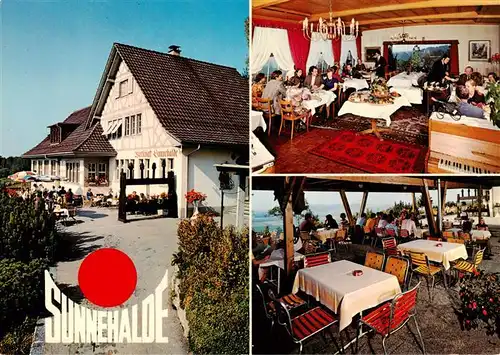 AK / Ansichtskarte  Wermatswil Gasthof Sunnehalde Restaurant Garten 
