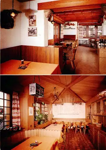 AK / Ansichtskarte  Beckenried_Vierwaldstaettersee_NW Restaurant Schwanenstuebli Gastraeume