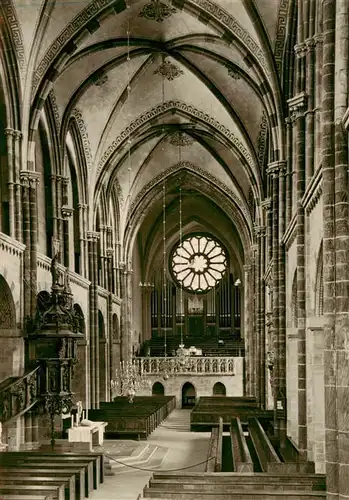 AK / Ansichtskarte 73920149 Orgel_Kirchenorgel_Organ_Orgue Bremen Dom Hauptschiff Westseite