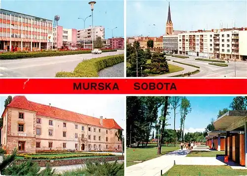 AK / Ansichtskarte  Murska_Sobota_Slovenia Ortsansichten Schloss Park