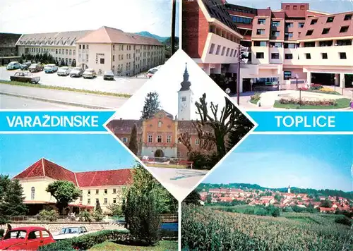 AK / Ansichtskarte  Toplice_Dolenjske Ortspartien Kirche Schloss Panorama