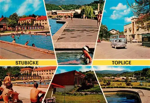 AK / Ansichtskarte  Stubicke_Toplice_Croatia Freibaeder Promenade Ortspartien