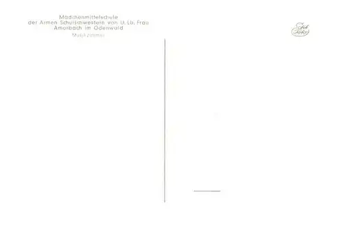 AK / Ansichtskarte 73920197 Amorbach_Miltenberg Maedchenmittelschule der Armen Schulschwestern 