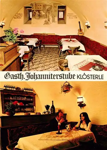 AK / Ansichtskarte  Kloesterle_Vorarlberg Gathaus Johanniterstube Gastraeume