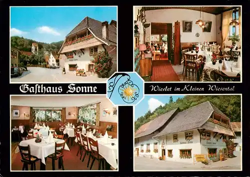 AK / Ansichtskarte 73920221 Wieslet Gasthaus Sonne Gastraeume