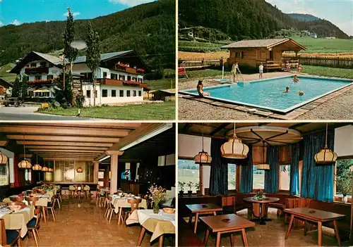 AK / Ansichtskarte  Obervintl_Pustertal_Suedtirol Gasthaus Alpenhof Gastraeume Freibad