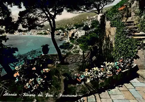AK / Ansichtskarte 73920236 Alassio_Liguria_IT Riviera dei Fiori Panaorama