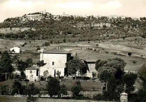 AK / Ansichtskarte 73920243 Saturnia_Toscana_IT Vista dalla sue Terme