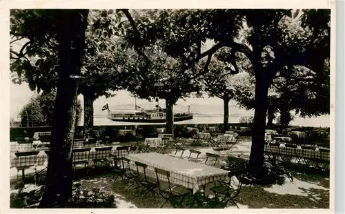 AK / Ansichtskarte  Coppet_VD Hotel du Lac Partie du Jardin