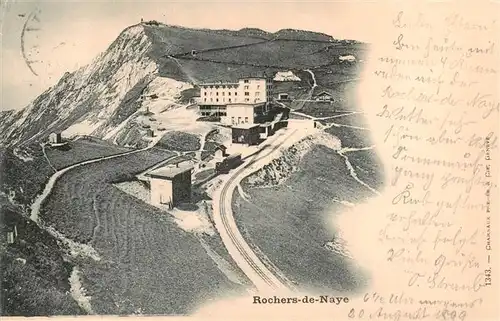 AK / Ansichtskarte  Rochers_de_Naye_VD Vue aerienne