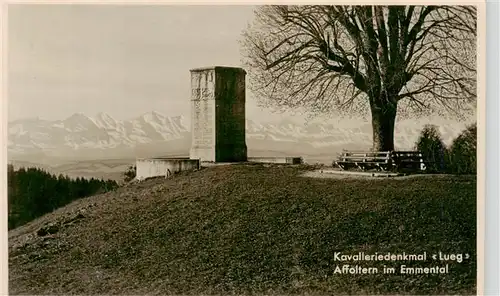 AK / Ansichtskarte  Affoltern_Emmental_BE Kavalleriedenkmal Lueg