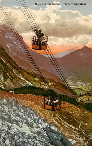 AK / Ansichtskarte  Grindelwald_BE Wetterhornaufzug