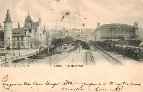 AK / Ansichtskarte  Zuerich__ZH Hauptbahnhof