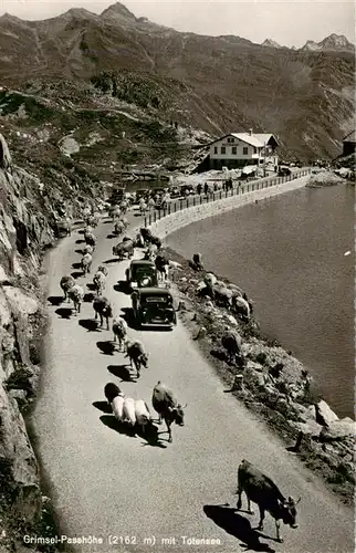 AK / Ansichtskarte  Grimsel_Pass Speiserestaurant mit Grimselblick und Totensee