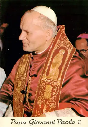 AK / Ansichtskarte  Papst_Pope_Pape Papa Giovanni Paolo 2 