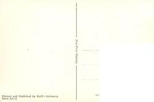 AK / Ansichtskarte  Landwirtschaft Printed Published by Kolff Indonesia