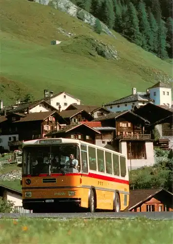 AK / Ansichtskarte  Postbus_Omnibus Dorf Spluegen