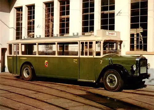 AK / Ansichtskarte  Autobus_Omnibus Stadt Omnibus Bern Zweite Nummer 7 Tramverein Bern TVB 