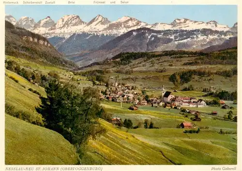 AK / Ansichtskarte  Neu_St_Johann_Nesslau_SG Panorama Obertoggenburg