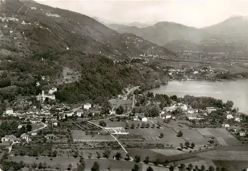 AK / Ansichtskarte  Magliaso_TI Fliegeraufnahme