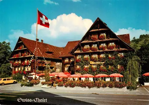 AK / Ansichtskarte  Merlischachen Hotel Swiss Chalet Bar Restaurant