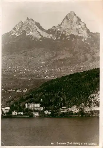 AK / Ansichtskarte  Brunnen__SZ Hotel und die Mythen