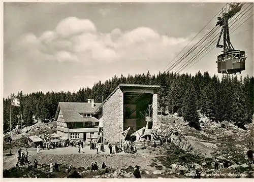 AK / Ansichtskarte  Saentis_2504m_AR Saentis Schwebebahn Schwaegalp