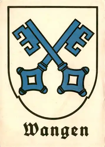 AK / Ansichtskarte  Wangen_Aare_BE Stadtwappen