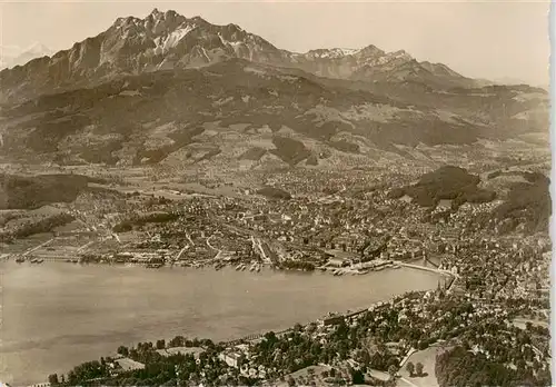 AK / Ansichtskarte  Luzern__LU Fliegeraufnahme