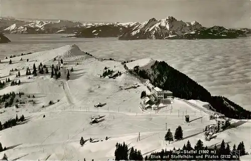 AK / Ansichtskarte  Rigi_Staffel Blick auf Staffelhoehe und Pilatus