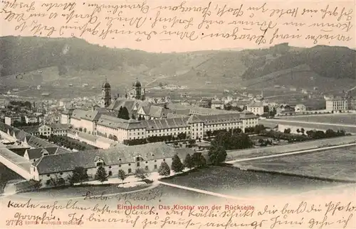 AK / Ansichtskarte  Einsiedeln__SZ Das Kloster von der Rueckseite
