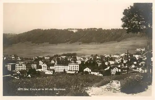 AK / Ansichtskarte  Ste_Croix_VD et le Mt de Baulmes