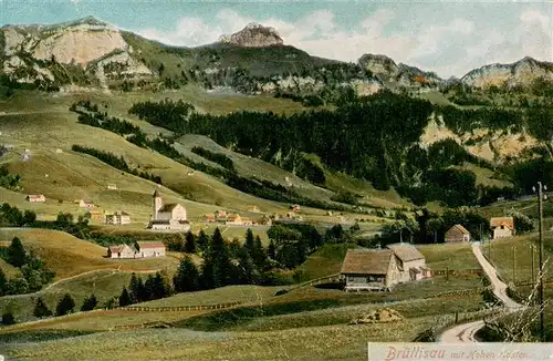 AK / Ansichtskarte  Bruelisau_IR mit Hohem Kasten