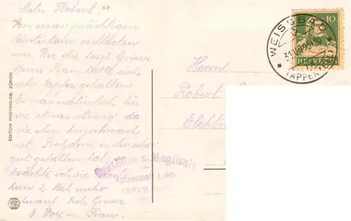 AK / Ansichtskarte  Meglisalp_1520m_Altmann_AR mit Kirche Altmann und Saentis