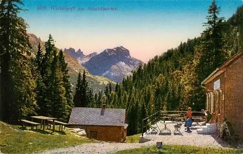 AK / Ansichtskarte  Saembtisersee_Saembtissee_IR Wirtschaft am Saembtisersee