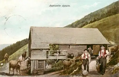 AK / Ansichtskarte  Appenzell_IR Appenzeller Alphuette